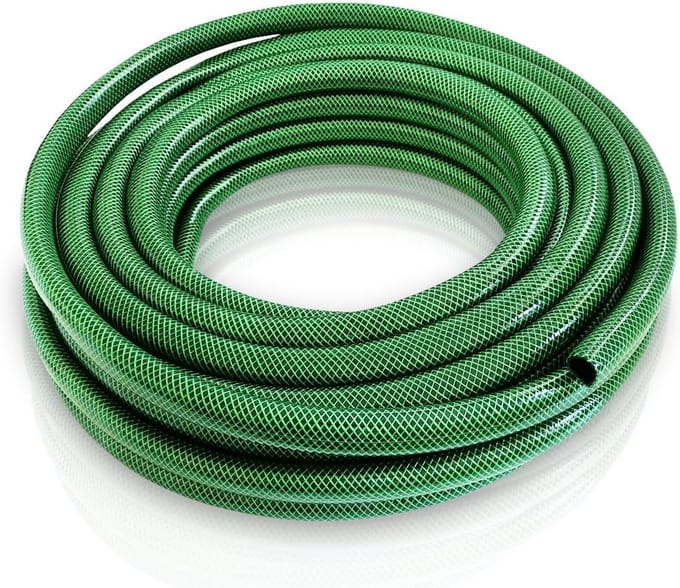 Stoffen Tuinslang 25 Meter 1 Inch Groen - Scheurbestendig en Flexibel