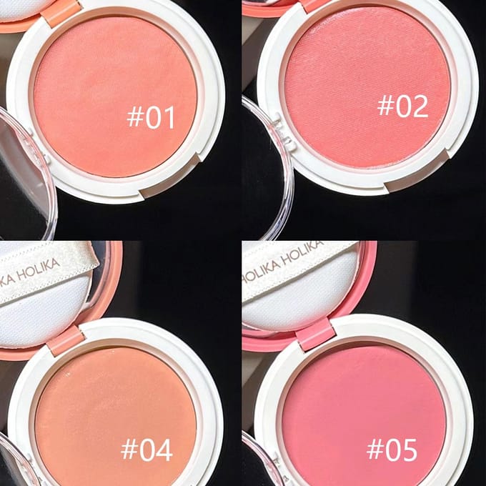 Holika Holika - Jelly Dough Blusher - AD02 Grapefruit Jelly - Make-up Blush