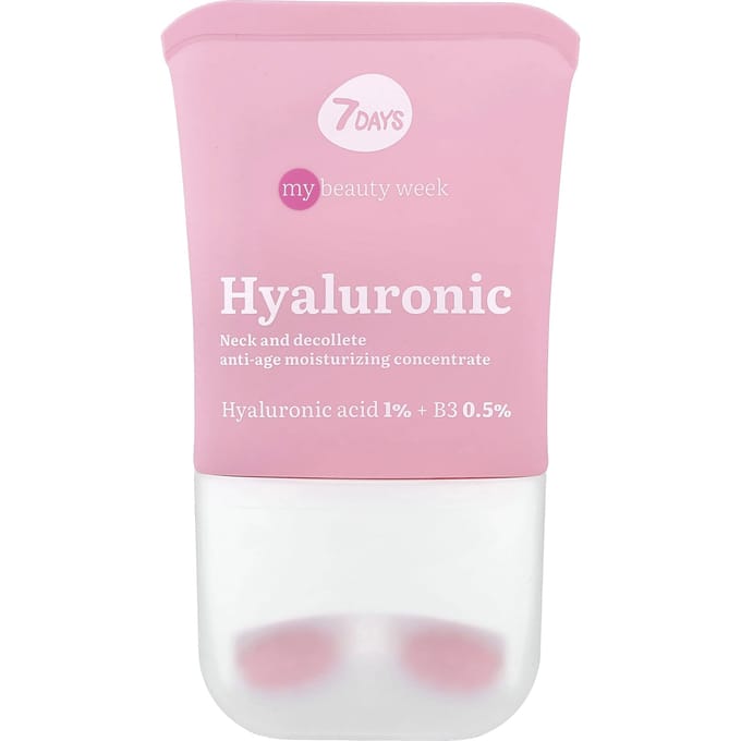 7 Days Beauty, Hyaluronic, Dual Action Anti-Aging & Moisturizing Cream, 80ml (2.7 fl oz) pink