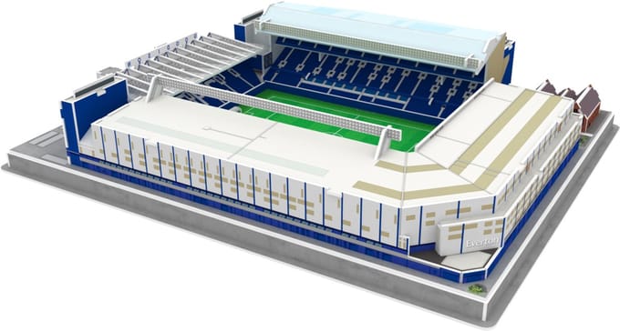 Everton Goodison Park Stadion - 3D Puzzel