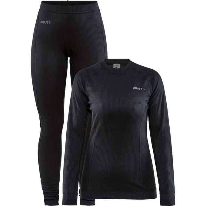 Craft - Maat M - Core Dry Baselayer Thermoset Dames - Zwart