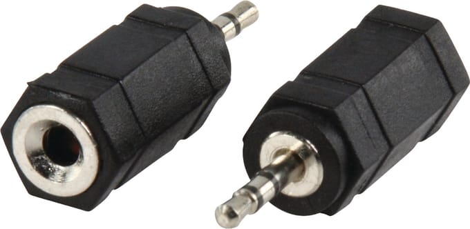 S-Impuls 2,5mm Jack (m) - 3,5mm Jack (v) adapter