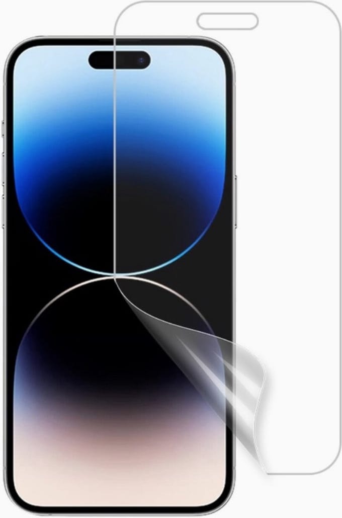 Front & Back Screenprotector Bescherm-Folie geschikt voor iPhone 15 Pro Max