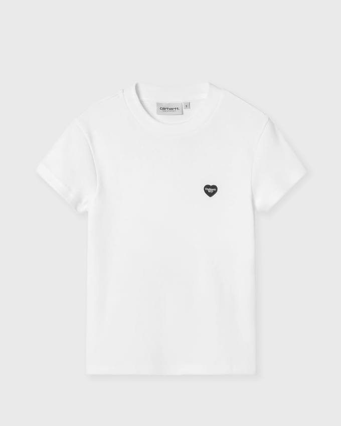 W' S/S Small Heart Patch Tee