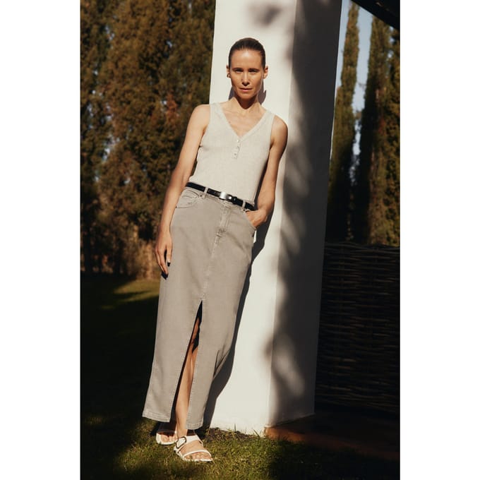 Knitted Sella Skirt Grey Taglia: S | Gonne di jeans Outlet | Donna | Grigio