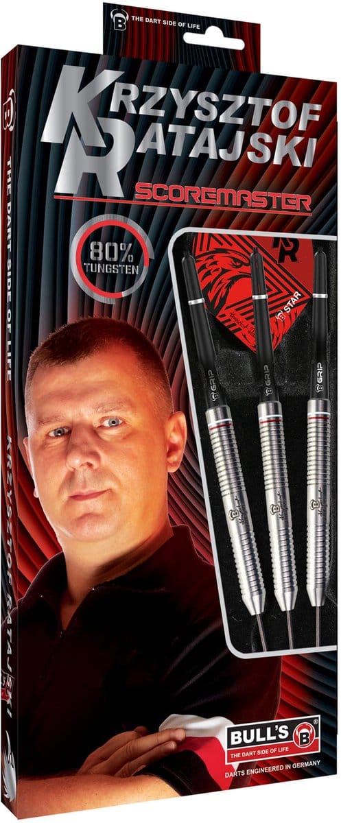 BULL'S Krzysztof Ratajski Scoremaster 80% - Dartpijlen