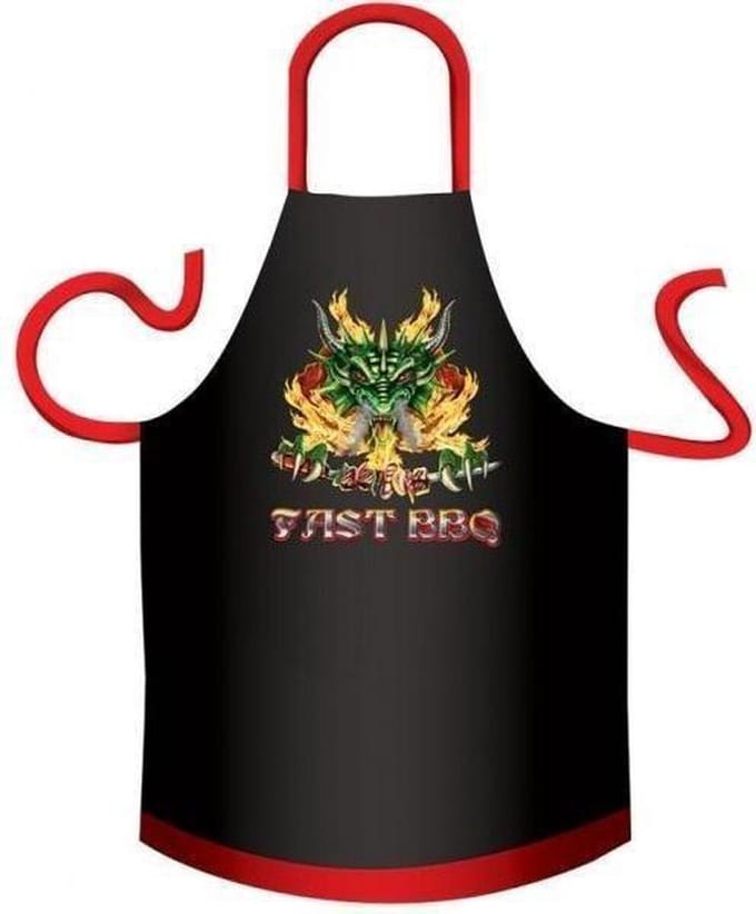 Benza Schort Fast BBQ - Grappige, Leuke, Mooie, Funny Keukenschort - XL
