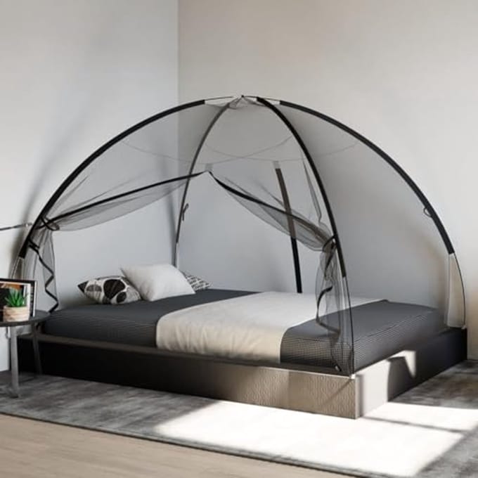 Muggennet met Deuren 200x150x145 cm - Insectenbescherming voor Thuis