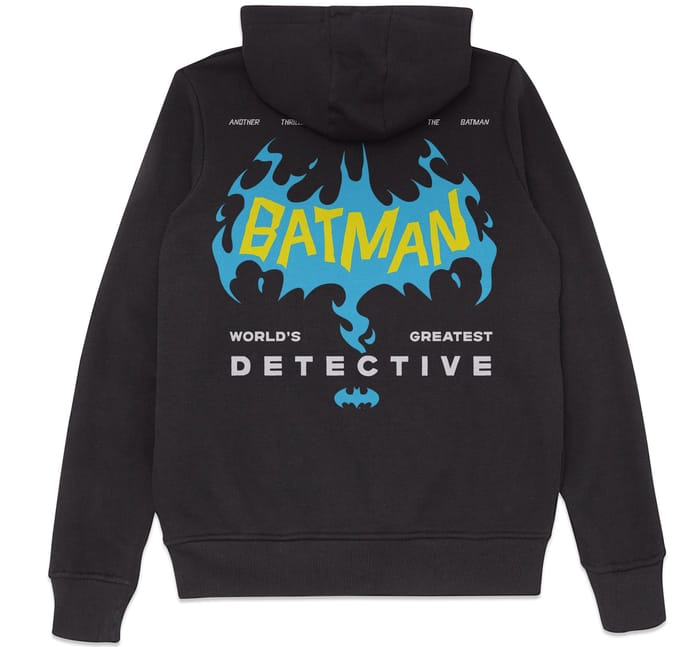 DC Comics Batman World's Greatest Detective Hoodie - Black - M