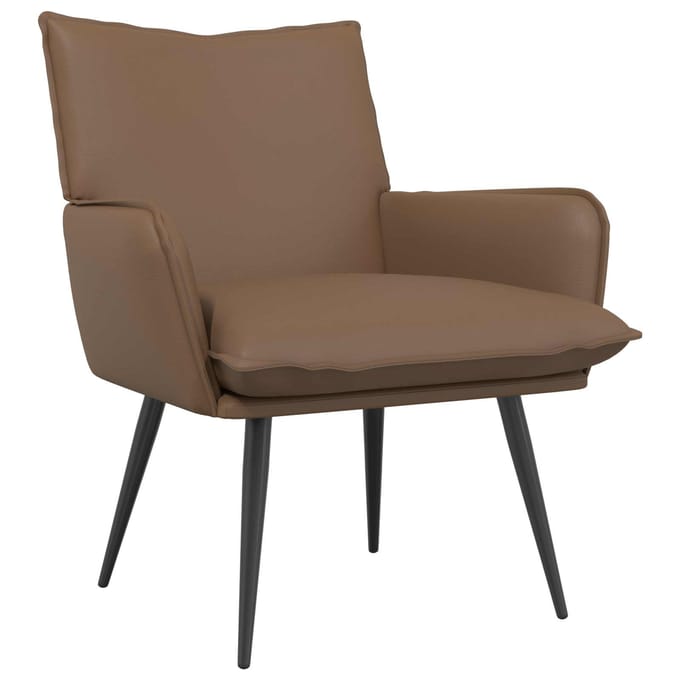 vidaXL - Fauteuil - Cappuccino - Kunstleer