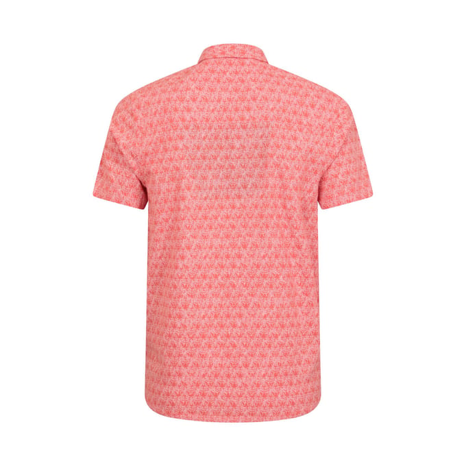 Mountain Warehouse Heren Preston Illustratie Bladeren Shirt (Koraal)