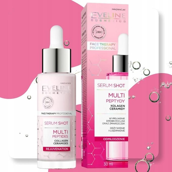 Eveline Cosmetics Serum Shot Multi Peptides - Rejuvenation 30ml.