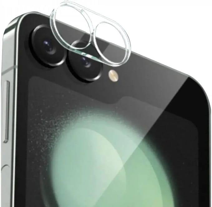Rosso Camera Protector Geschikt voor Samsung Galaxy Z Flip 6 | Camera Lens Bescherming | Case Friendly | Ultra Dun Glas | Transparant