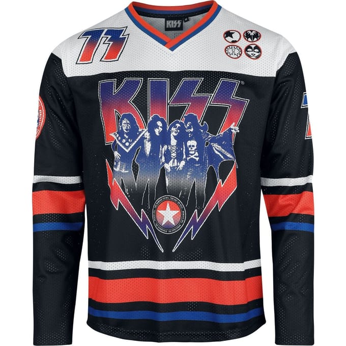 Kiss Jersey - Hockey Jersey - S tot 5XL - voor Mannen - meerkleurig
