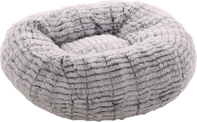 Mand Stella Rond Grijs & Wit 50x50x25cm