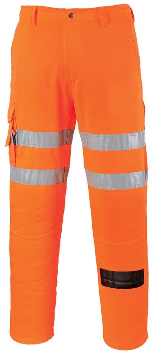 Portwest Spoorweg Combat Broek RT46 - Oranje - M