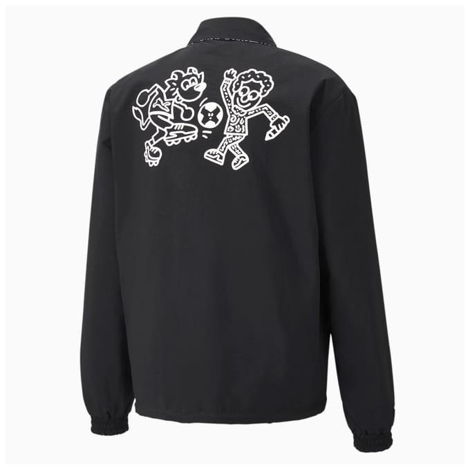 Puma x Mr Doodle omkeerbaar heren zwart/wit jack