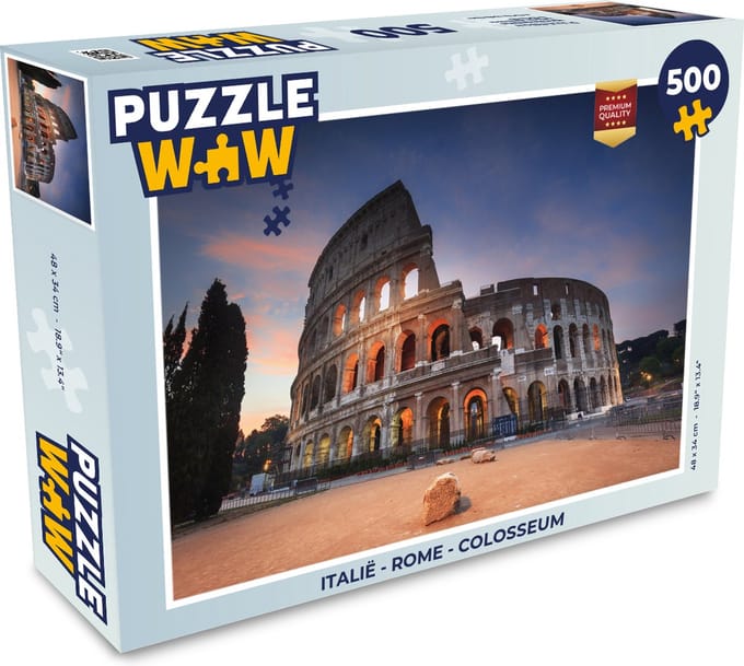 Puzzel Italië - Rome - Colosseum - Legpuzzel - Puzzel 500 stukjes