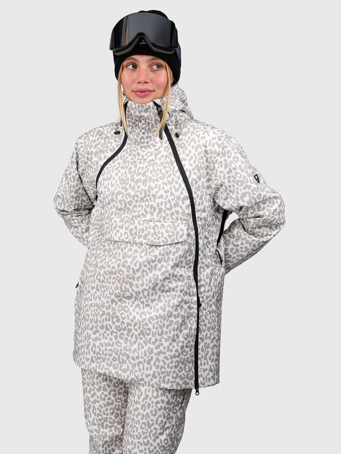 Brunotti Joicya-print Dames Ski Jas - Leopard Snow