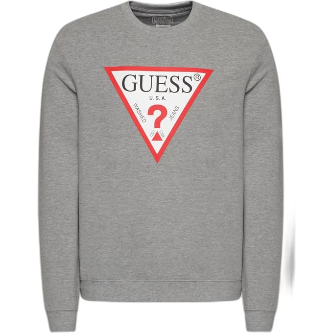 Sweaters Guess Triangle Logo