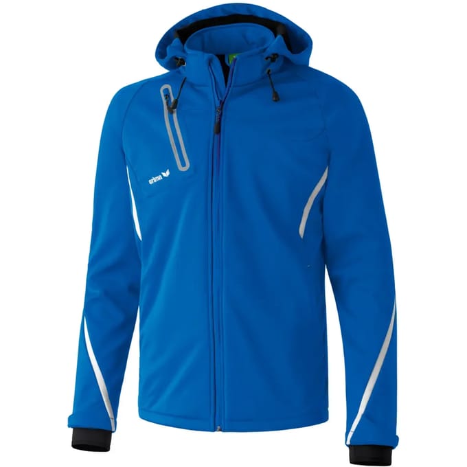 Erima Function Softshell Jack Heren - Wit / Royal | Maat: XL