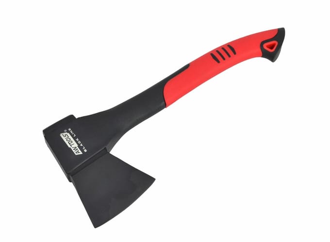 AWTOOLS Black Line Serie - Composiet Bijl - 700g - Ergonomische Handgreep - Schokabsorberend