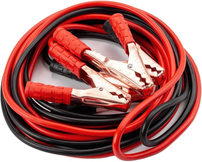 AMiO Startkabels Auto Accu 600A 6 meter – betrouwbaar starten bij lege accu