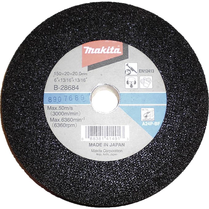 Makita B-28684 Makita slijpsteen K24 150x20x20 B-28684 Diameter 150 mm 1 stuk(s)