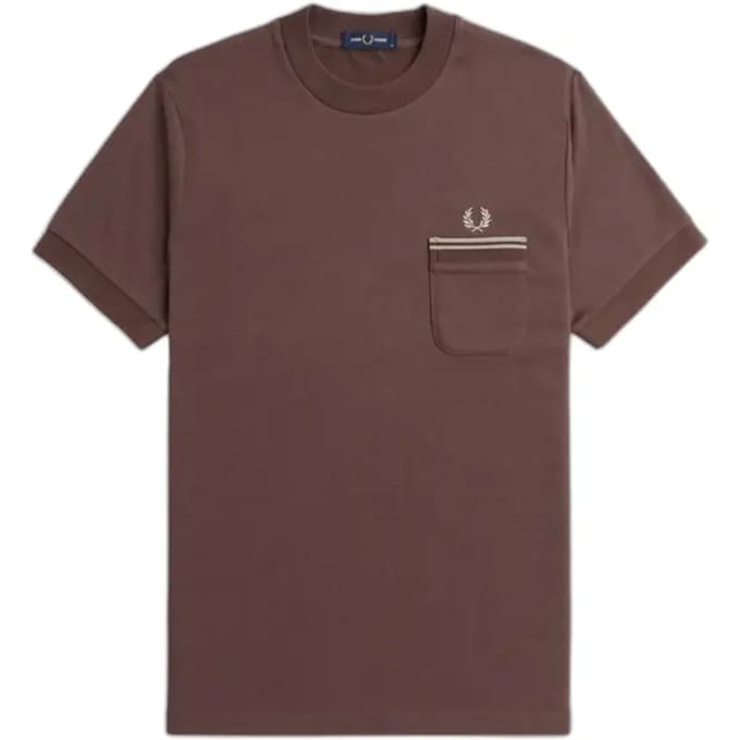 T-shirt met zak Fred Perry Loopback