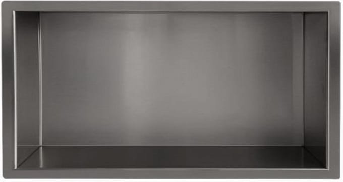 ALONI inbouwnis – 30x60x10 cm – gunmetal grijs