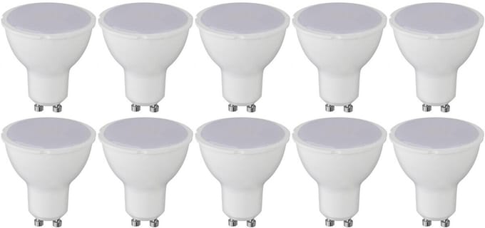 LED Spot 10 Pack - GU10 Fitting - 4W - Warm Wit 3000K