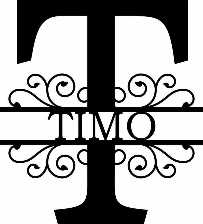 Wanddecoratie | Gepersonaliseerde letters A t/m Z - L (40cm)