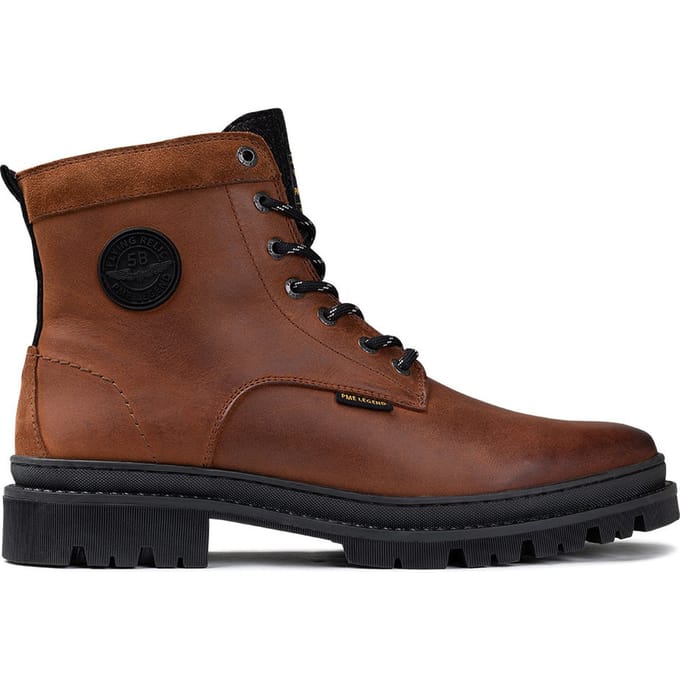 PME Legend - Heren Veterschoenen Lexingter Cognac - Bruin - Maat 46
