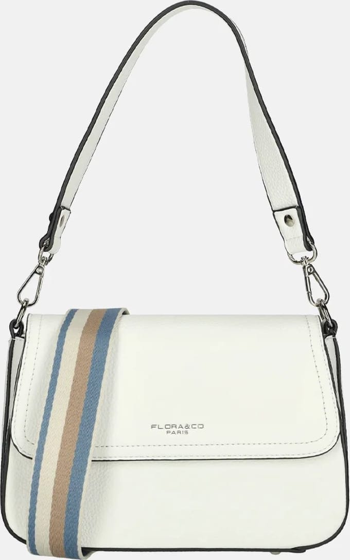 Flora & Co crossbody tas white