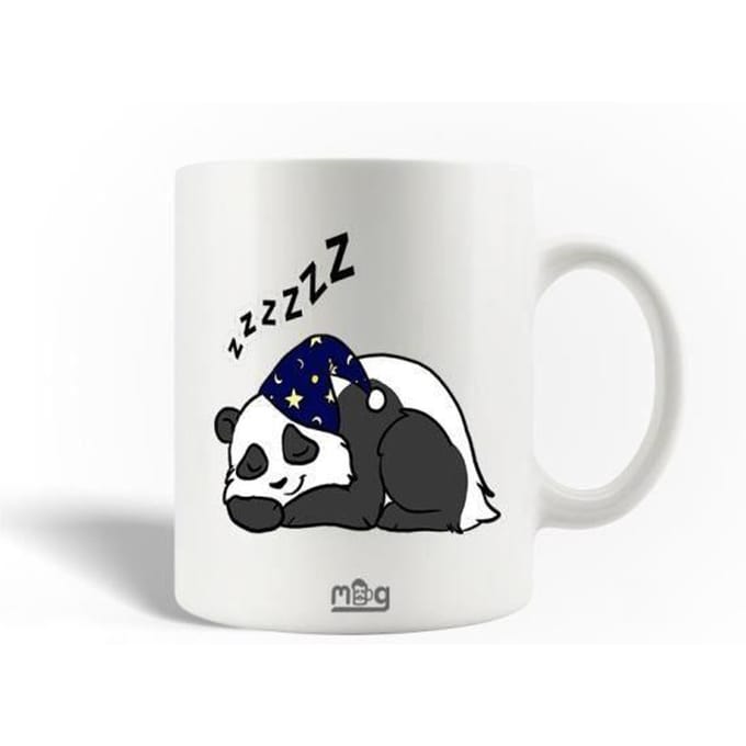 Mug en Céramique Petit Panda En Train De Dormir Animal Dessin Coloré