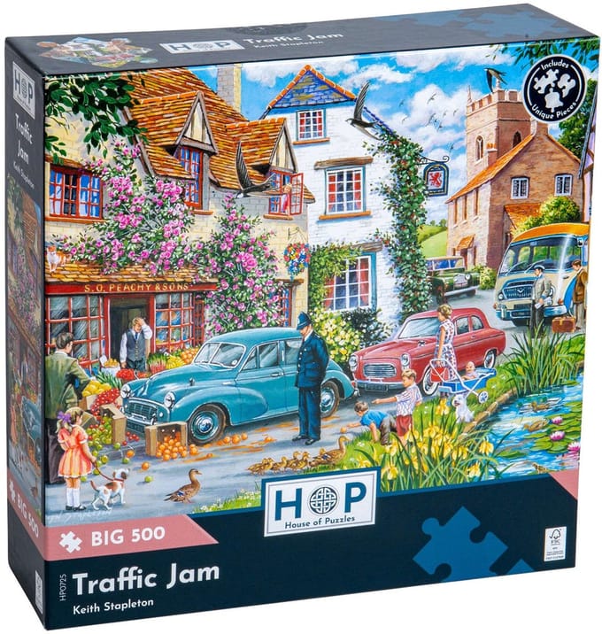 No.25 - Traffic Jam Puzzel 1000 Stukjes Find the Differences