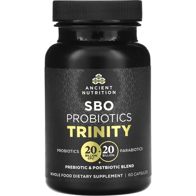 Nutrition Ancienne, Probiotique SBO Trinity, 60 Capsules