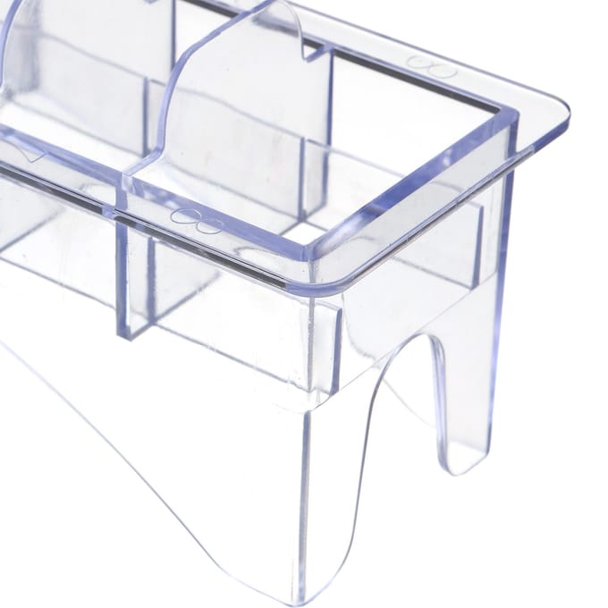Boîte de Base à 10 grilles pour tondeuse à cheveux universelle, Guide de peigne de limite, taille de fixation, remplacement de barbier, accessoires d'outils de coiffure transparent