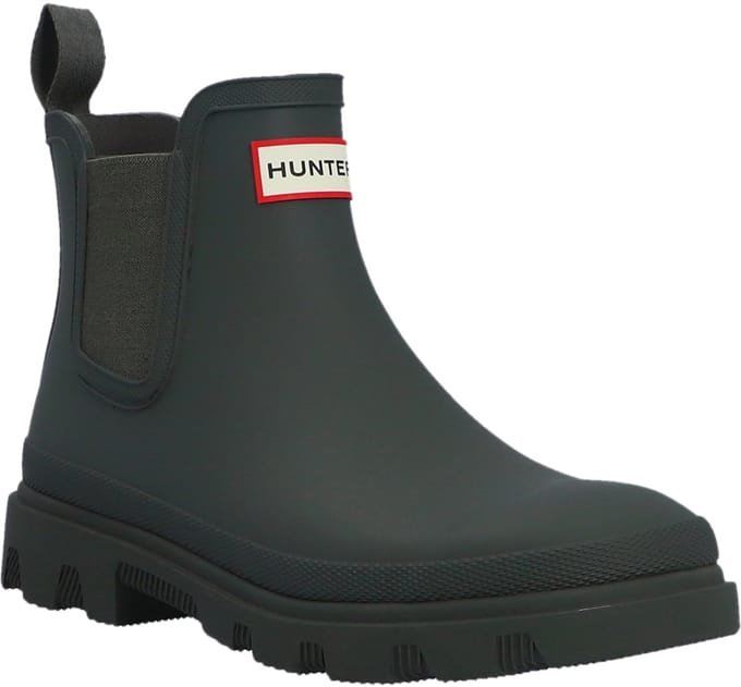 Hunter Unisex Downpour Chelsea Dark Olive - Maat 36