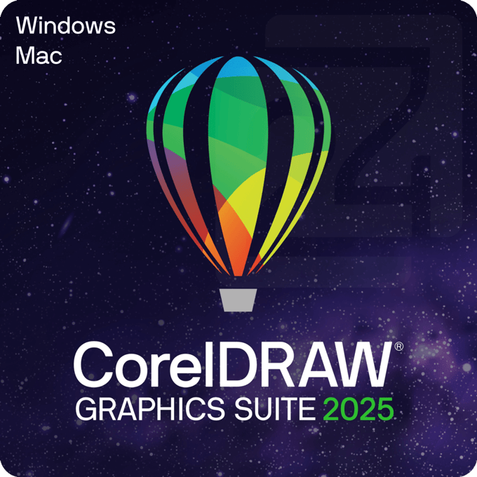 CorelDRAW Graphics Suite 2025 Nieuwe Aankoop