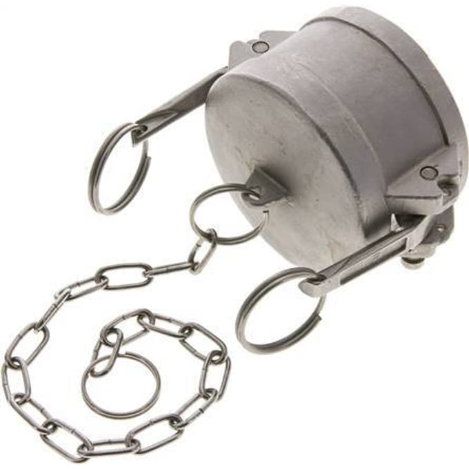 Camlock DN 60 (2 1/2'') Veiligheid Koppeling RvsEnd Cap Type DC MIL-C-27487