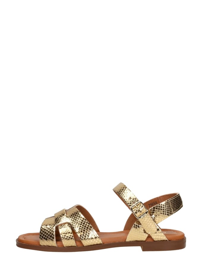 Red Rag 79664 - Platte sandalenDames Sandalen - Kleur: Metallics - Maat: 37