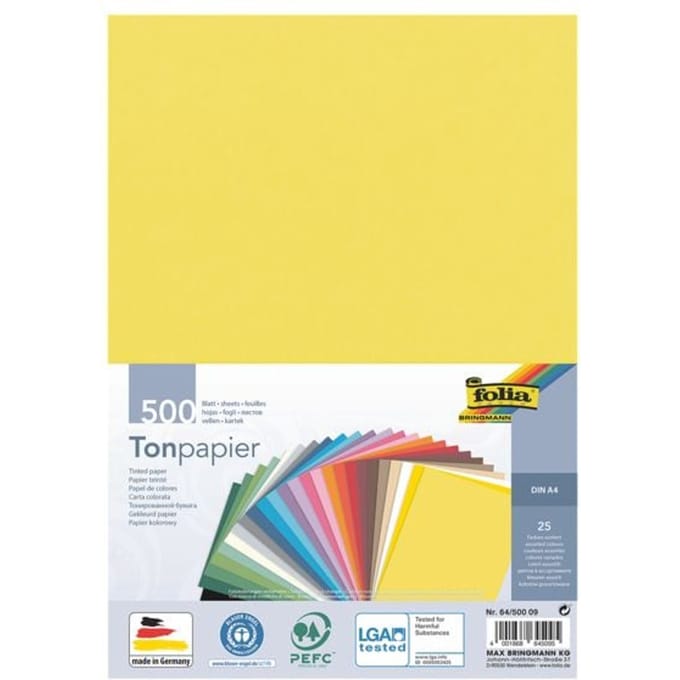 CC Tone-on-tone cutting paper, A4, 130 g, 20x25 ass sheets, 500 sheet/ 1 pack