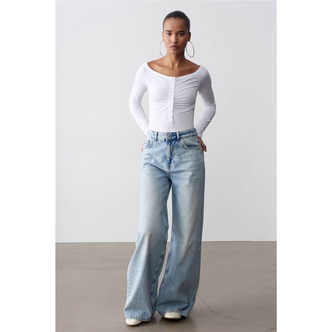 Slim-fit Bootuit Top