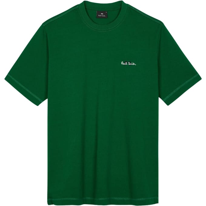 Paul Smith Mens Reg Fit Ss Tshirt Emerald Green Taglia: M | Magliette basic Outlet | Uomo | Verde
