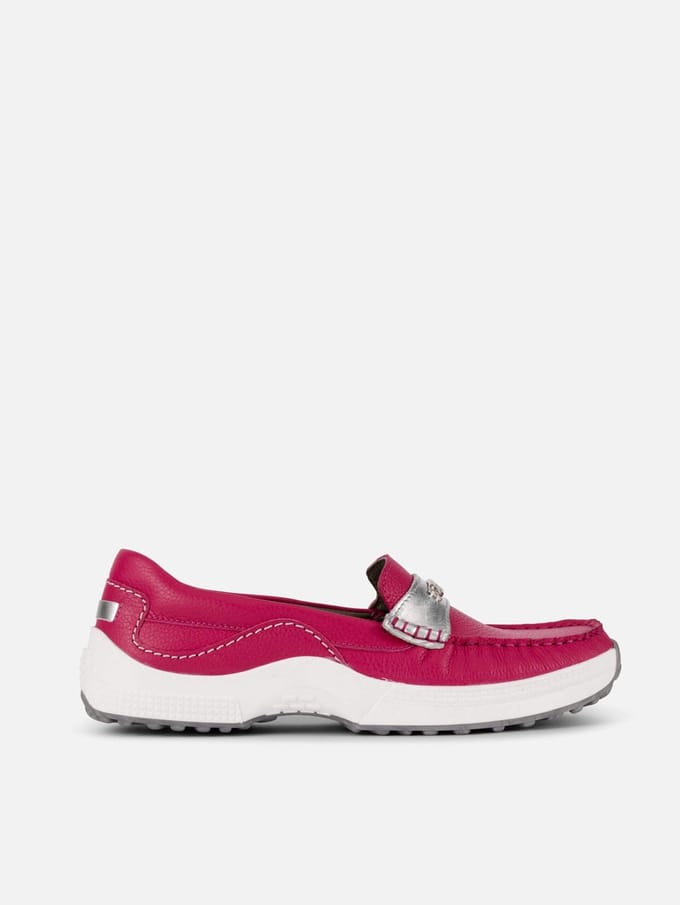 ZOO Adventure - Mia - Dames - Mocassins Fuchsia - Maat 36