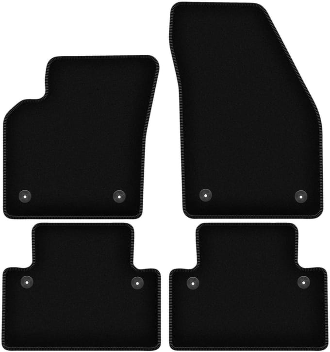 BASIC zwarte veloursmatten voor: Volvo C30 hatchback (2006-2012)