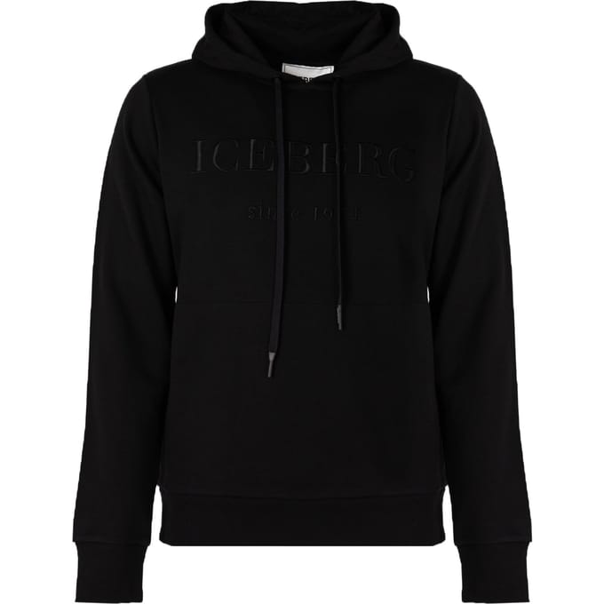 Iceberg blouse Hoodie Mannen zwart