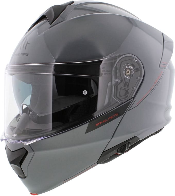 MT Genesis SV systeemhelm glans grijs