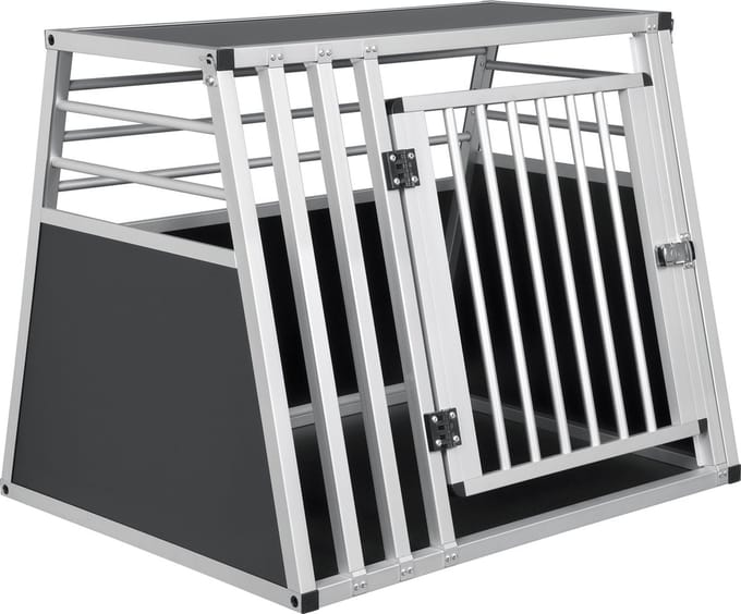 Hondenbench - Dierenbench auto - Zwart - 65x65x80cm